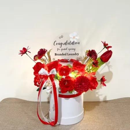 Bloom Box Akrilik Ucapan Grand Opening Manahan Solo