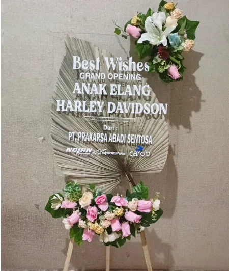 Papan Akrilik Ucapan Grand Opening Manahan Solo